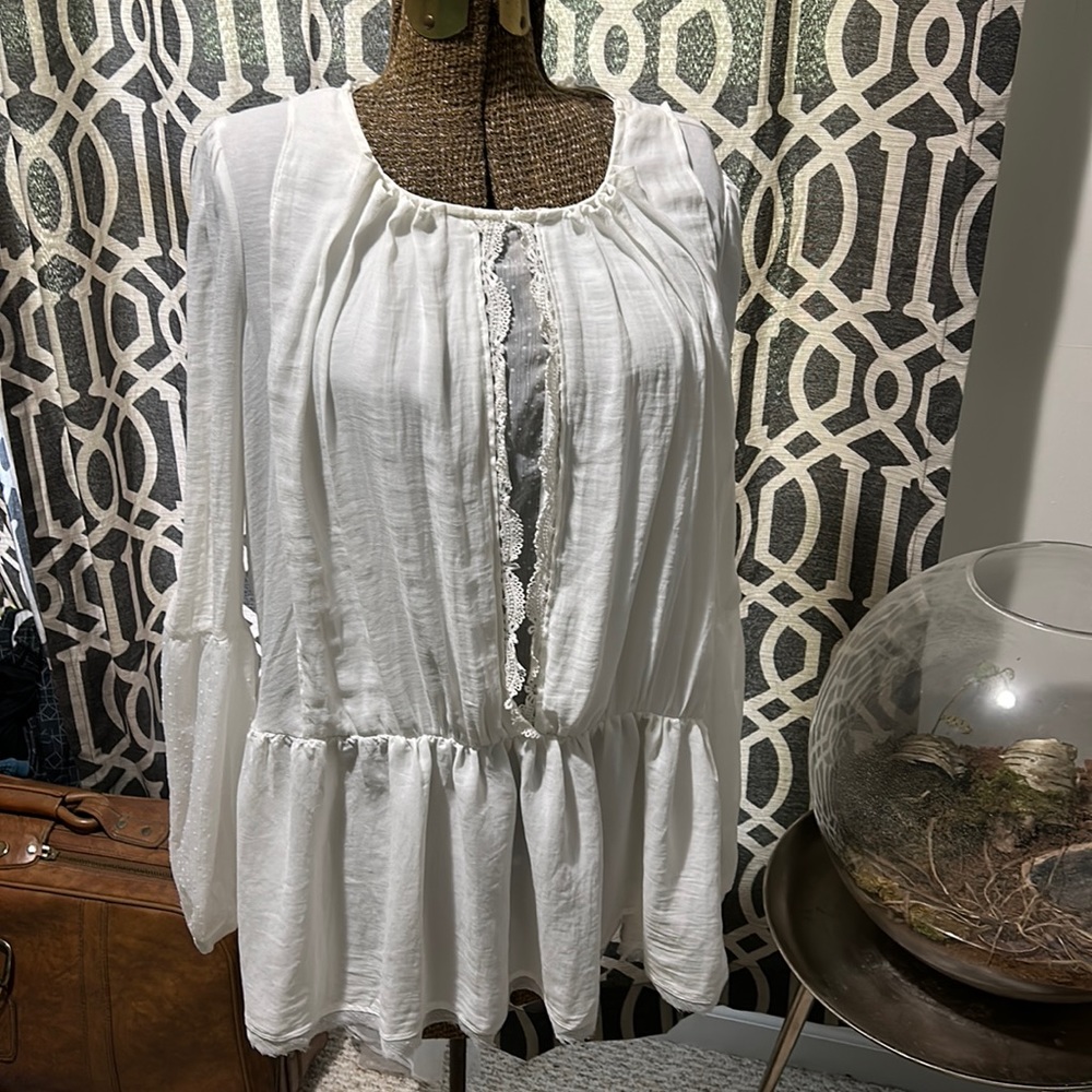 White Free People top
